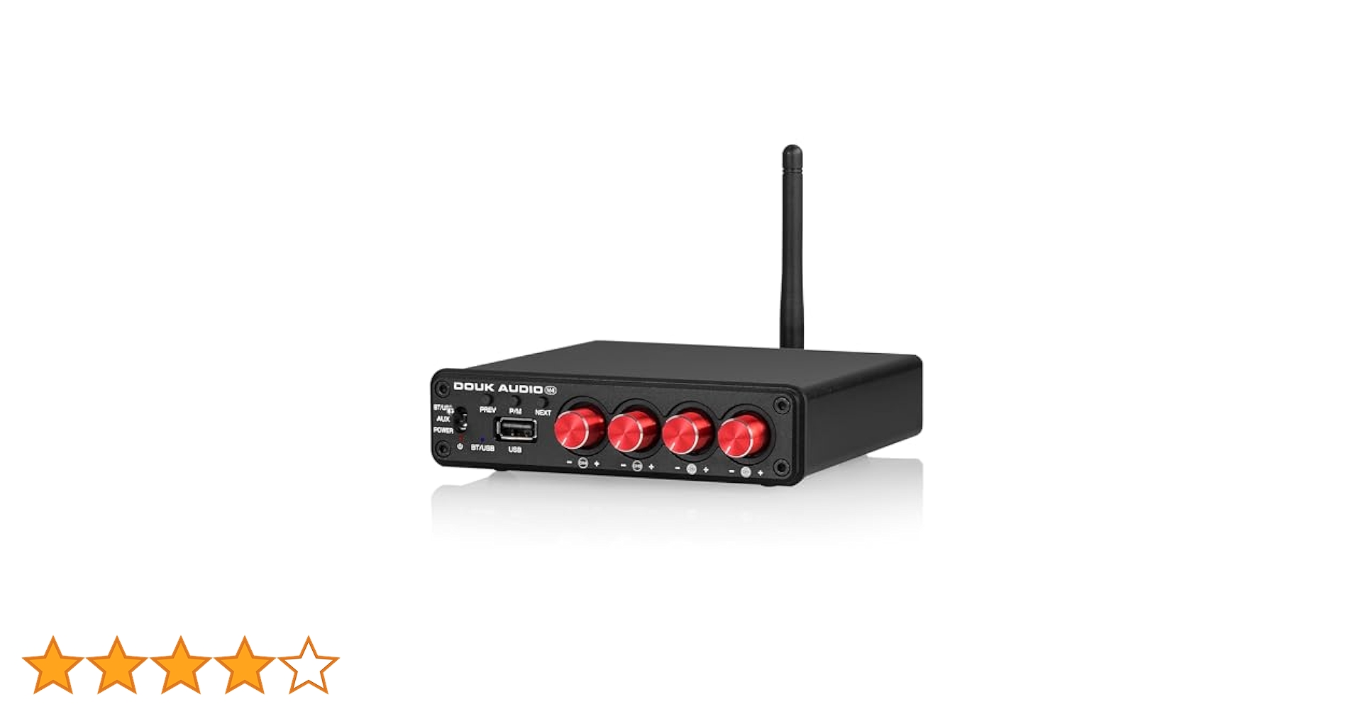 Amazon.co.jp: Douk Audio 4 チャンネル Bluetooth アンプ, 50W